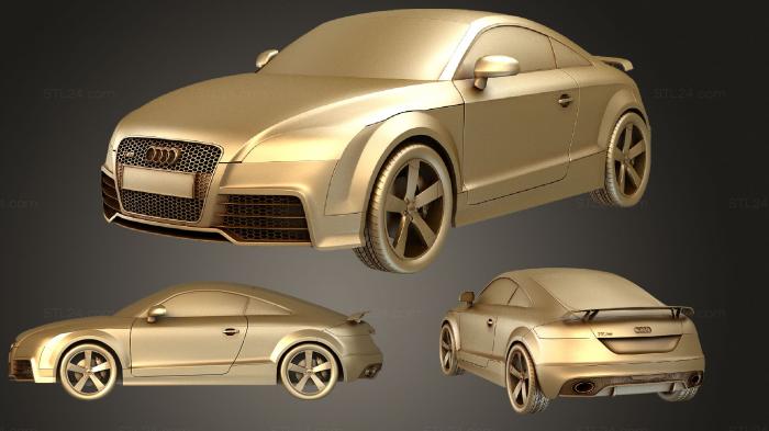 Vehicles (Audi TT RS 2010, CARS_0628) 3D models for cnc